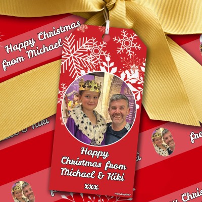 Personalised Photo Christmas Gift Card Kit from HappySnapGifts®