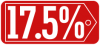 Sales Badge - 17.5% Off