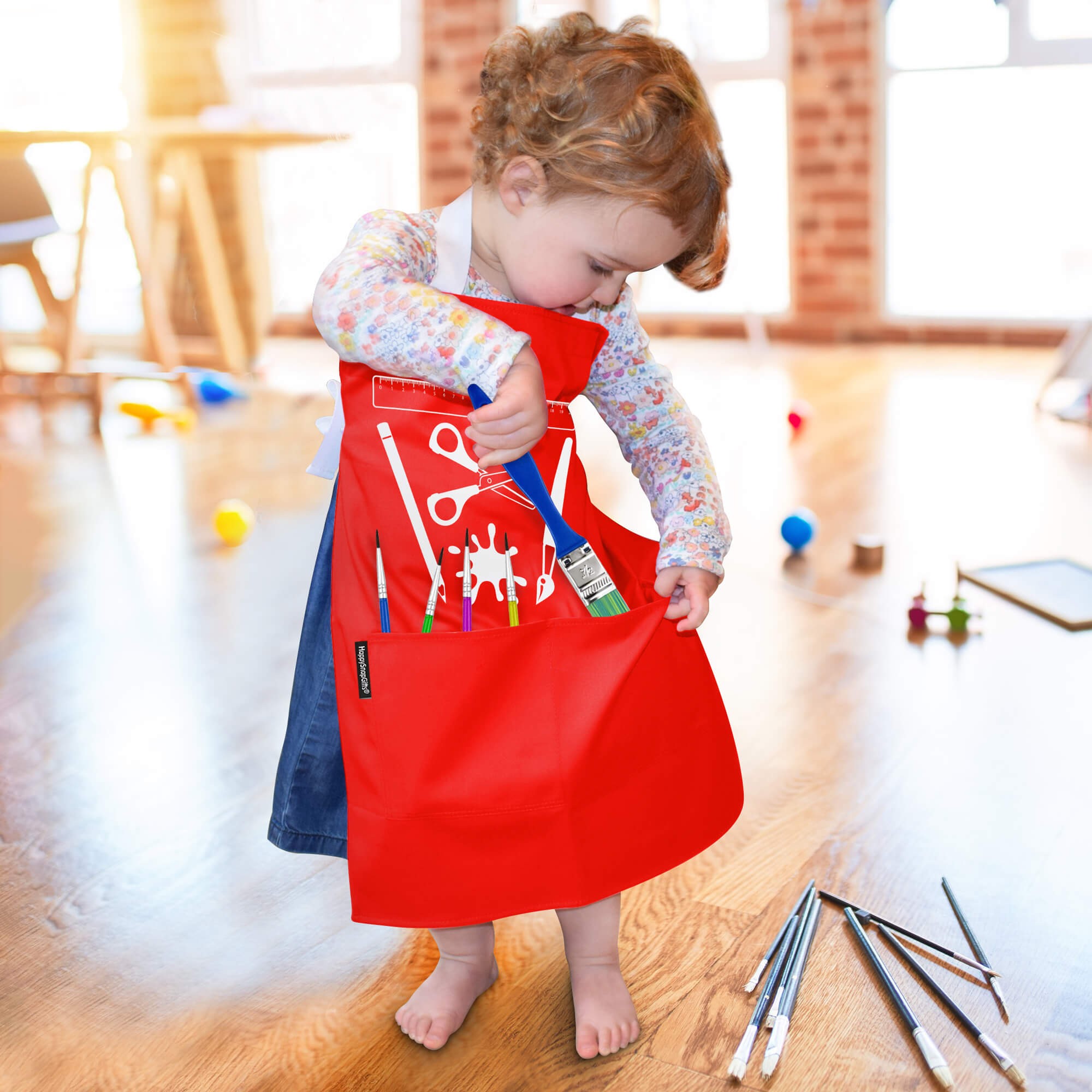 Kids Personalised Painting Apron