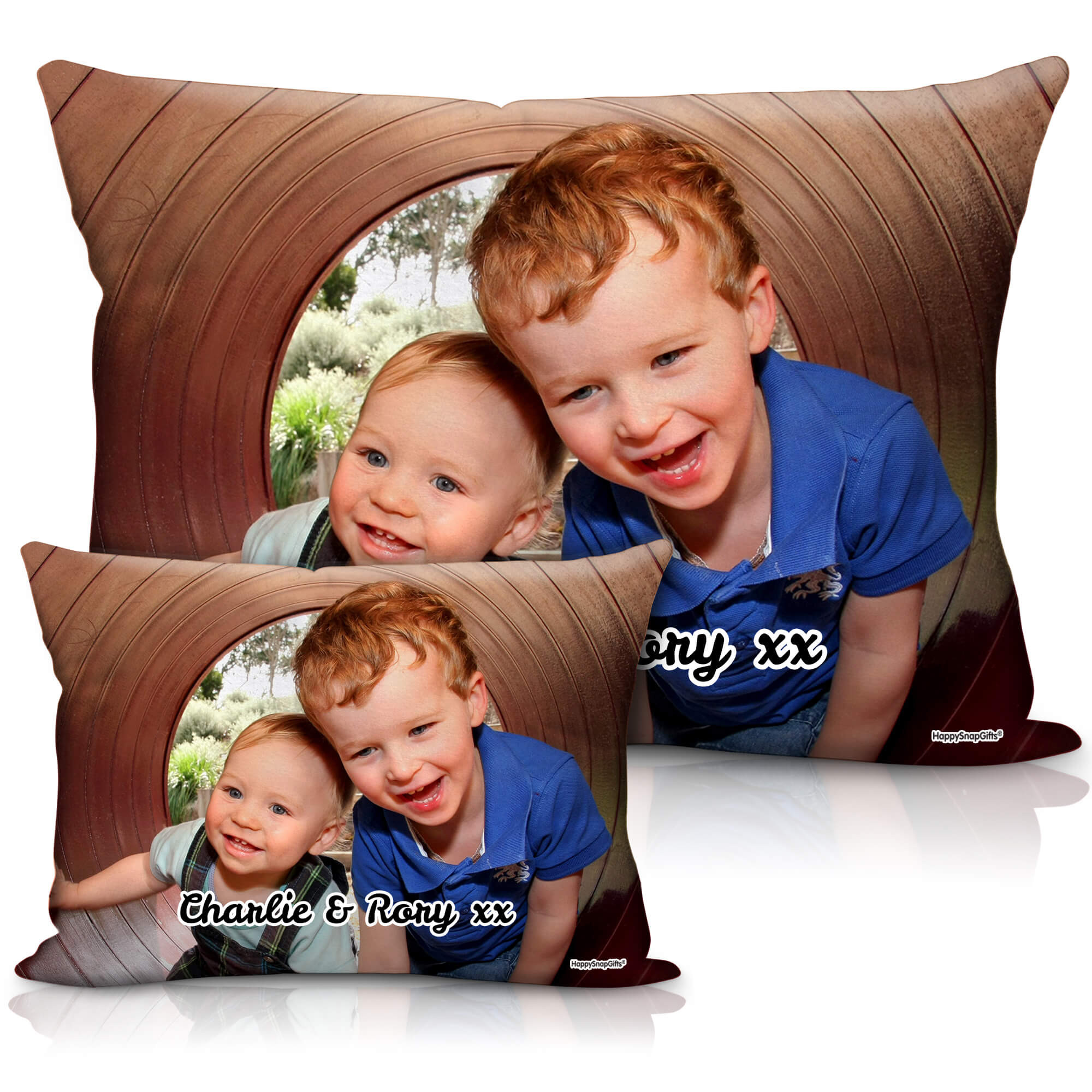 Large personalised cushions best sale