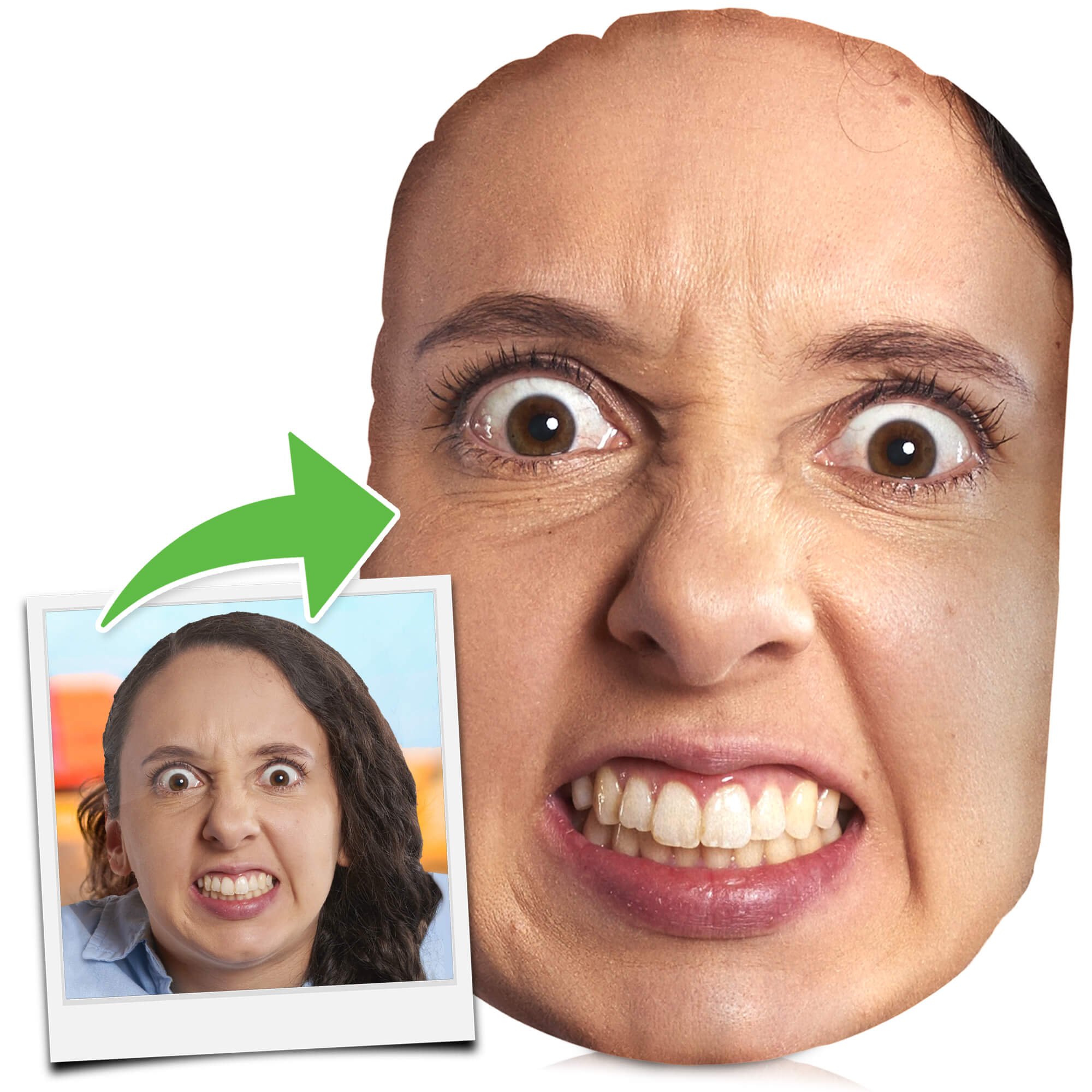 photo face cushion