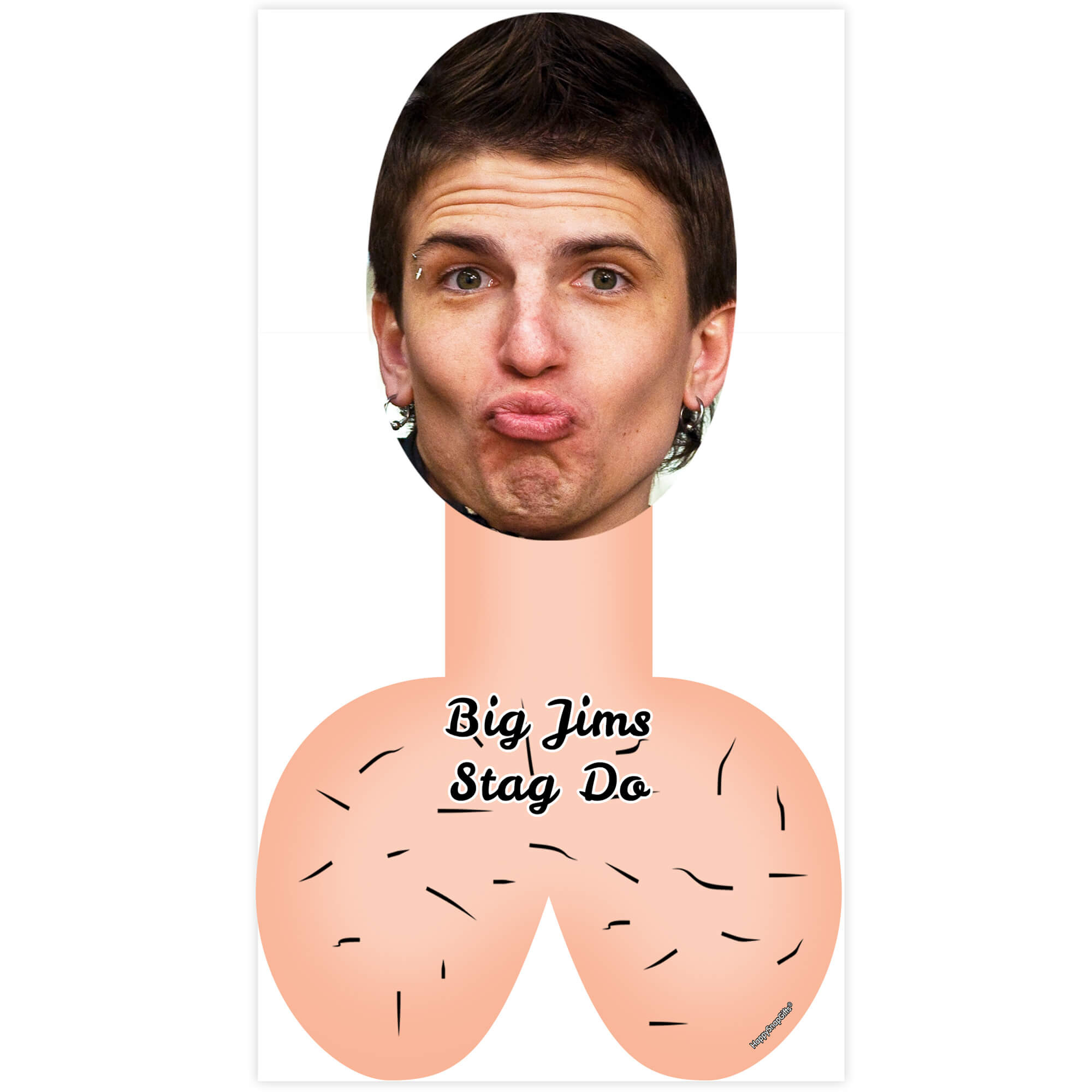 Big Head Personalised Penis Poster