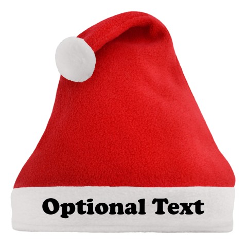 Regular Size - White Fleece Fabric (Personalised with Text)