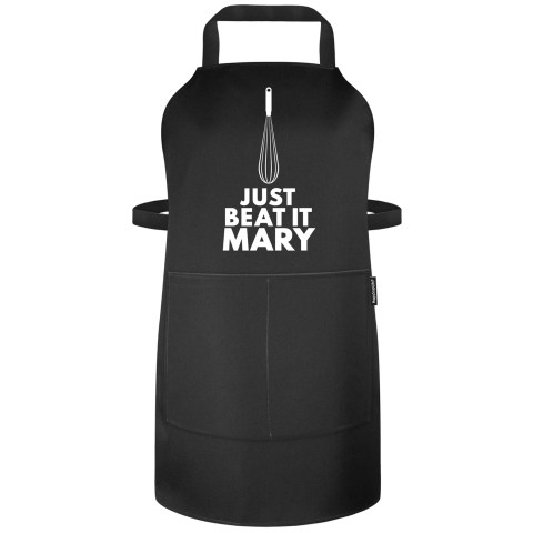 (70cm x 55cm) - Black Polycotton Fabric (Personalised with Text) - Standard 25mm x 750mm