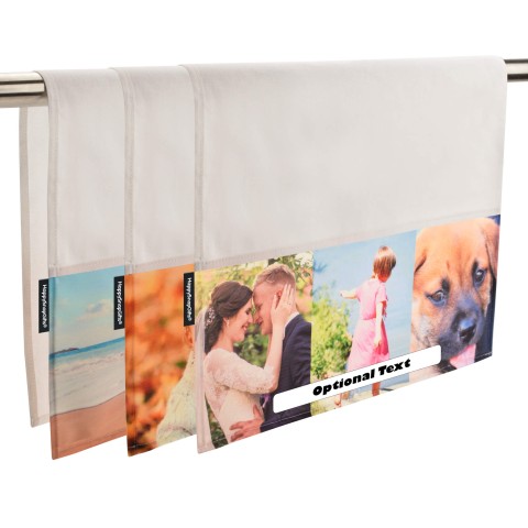 (60cm x 37cm) - White (Personalised with Text)