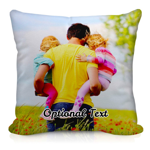 (Square 40cm) - White Polycotton Fabric (Optional Personalised Gift Text)