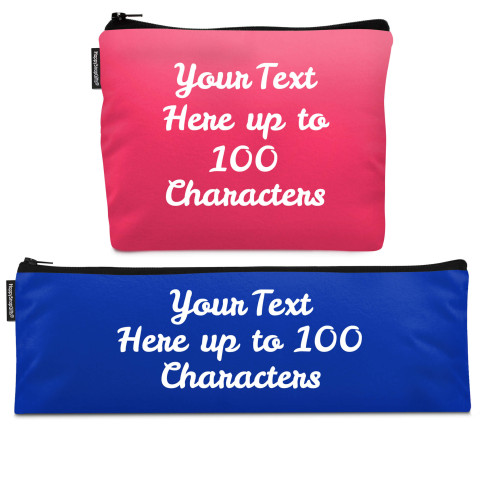 - 32cm x 10cm Fuchsia Pink Mock Suede Polyester Fabric (Optional Personalised Gift Text)