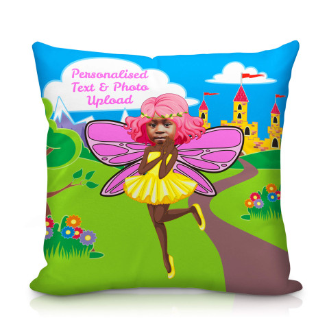 (25cm Square) (Dark Skin Tone) Pink Soft Velvet Polyester Fabric with Organic Lavender