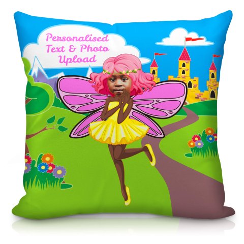 (Square 40cm) (Dark Skin Tone) Pink Soft Velvet Polyester Fabric with Removable Cover (Zip)