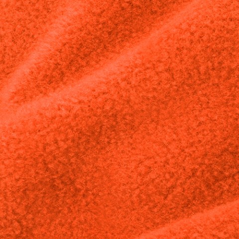 (1m Length) - Orange Fleece Fabric