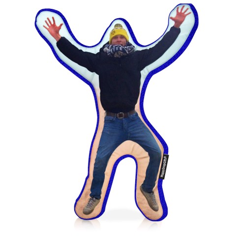 (Hand Cut - Larger Size) - Royal Blue Fleece Fabric