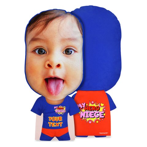 Regular Size (Baby) Mock Suede Polyester Fabric (Optional Personalised Gift Text)