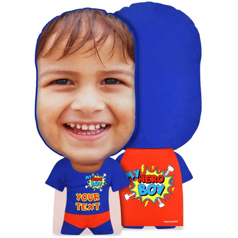 XL Size (Boy) Mock Suede Polyester Fabric (Optional Personalised Gift Text)