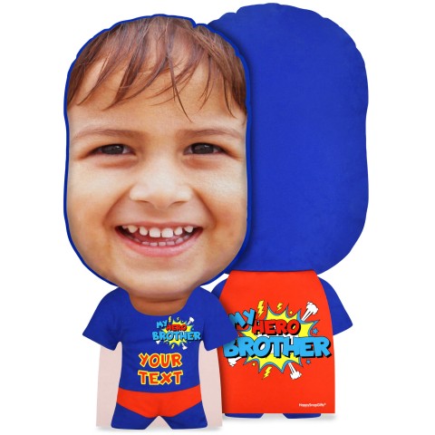 XL Size (Brother) Mock Suede Polyester Fabric (Optional Personalised Gift Text)