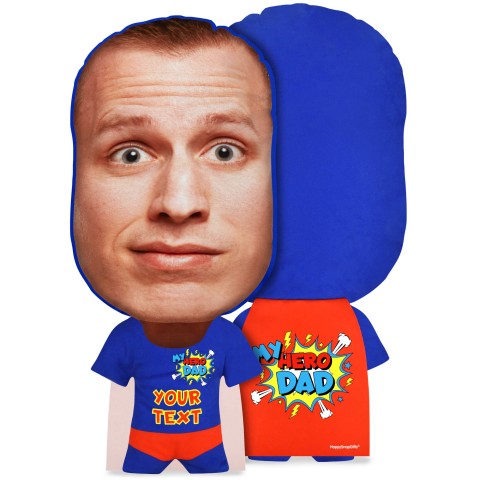 XL Size (Dad) Mock Suede Polyester Fabric (Optional Personalised Gift Text)