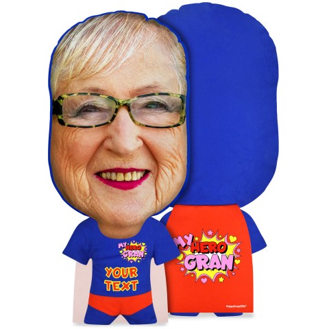 XL Size (Gran) Mock Suede Polyester Fabric (Optional Personalised Gift Text)