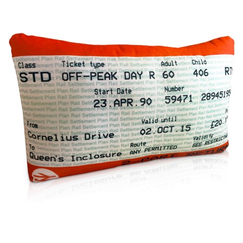 (Large 57cm) Soft Velvet Polyester Fabric (Personalised with Text)