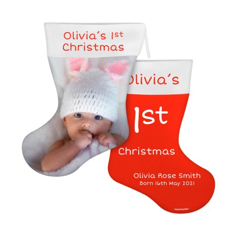 (25cm) Red Soft Velvet Polyester Fabric (Optional Personalised Gift Text)