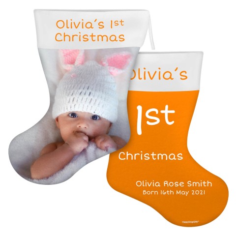 (45cm) Orange Soft Velvet Polyester Fabric (Optional Personalised Gift Text)