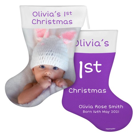 (45cm) Purple Soft Velvet Polyester Fabric (Optional Personalised Gift Text)