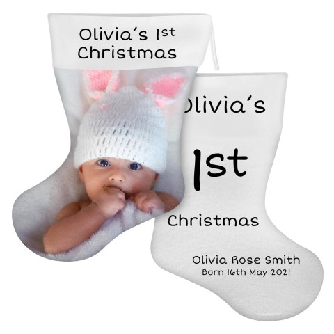 (45cm) White Soft Velvet Polyester Fabric (Optional Personalised Gift Text)
