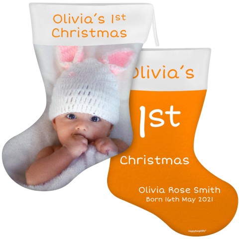 (55cm) Orange Soft Velvet Polyester Fabric (Optional Personalised Gift Text)