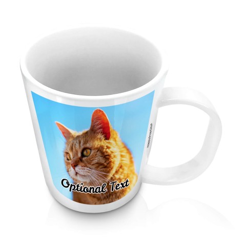 (11oz White) with 1 Photo Printed Front & Back (Optional Personalised Gift Text)