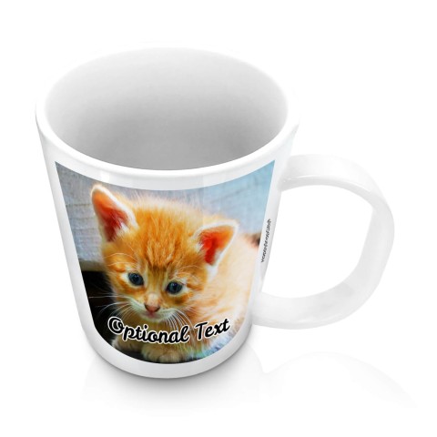 (11oz White) with 2 Photos Printed Front & Back (Optional Personalised Gift Text)