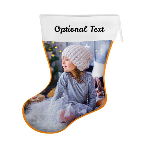 (25cm) Orange Soft Velvet Polyester Fabric (Optional Personalised Gift Text)