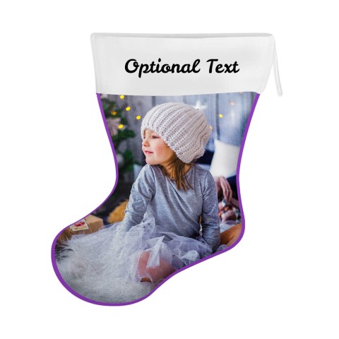 (25cm) Purple Soft Velvet Polyester Fabric (Optional Personalised Gift Text)