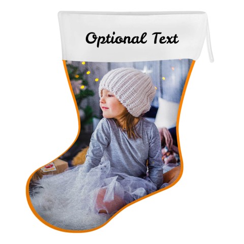 (45cm) Orange Soft Velvet Polyester Fabric (Optional Personalised Gift Text)