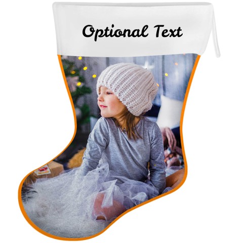 (55cm) Orange Soft Velvet Polyester Fabric (Optional Personalised Gift Text)