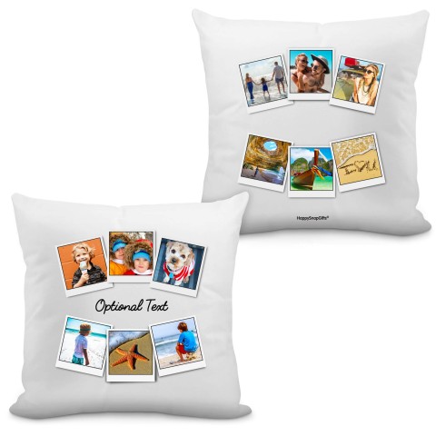 (40cm) (Polaroid Style Photo Print) White Soft Velvet Polyester Fabric with Organic Lavender (Optional Personalised Gift Text)