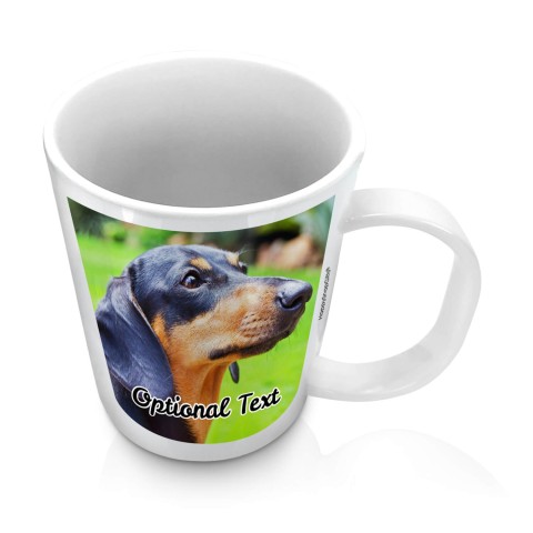 (11oz White) with 2 Photos Printed Front & Back (Optional Personalised Gift Text)