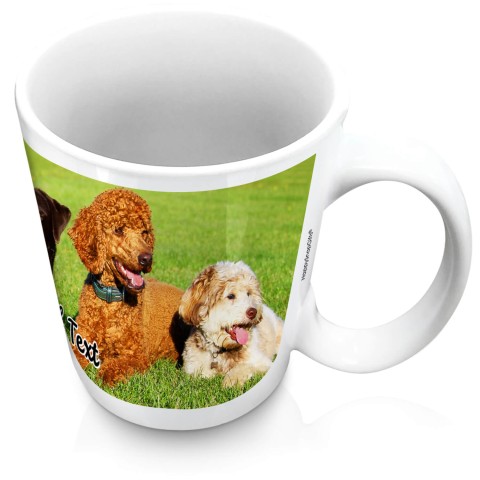 (XL 15oz White) with 1 Wrapped Around Image (Optional Personalised Gift Text)