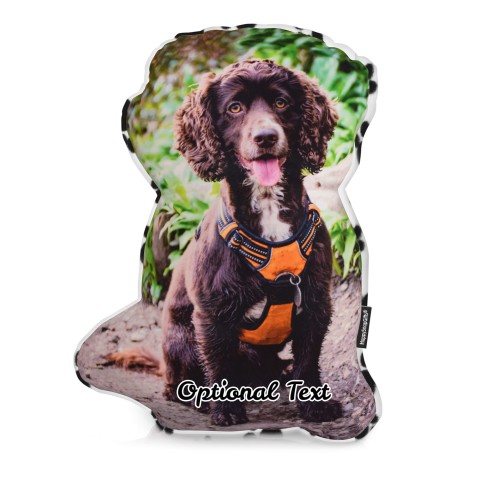 (Hand Cut - Smaller Size) - Paws Fleece Fabric (Optional Personalised Gift Text)