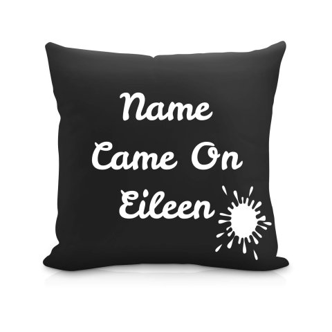 (40cm) "Came On Eileen" Black Soft Velvet Polyester Fabric (Optional Personalised Gift Text)