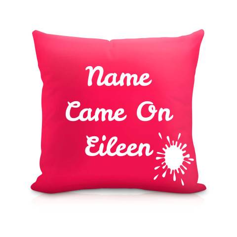 (40cm) "Came On Eileen" Fuchsia Pink Soft Velvet Polyester Fabric (Optional Personalised Gift Text)