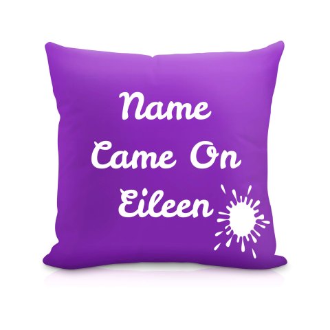 (40cm) "Came On Eileen" Purple Soft Velvet Polyester Fabric (Optional Personalised Gift Text)