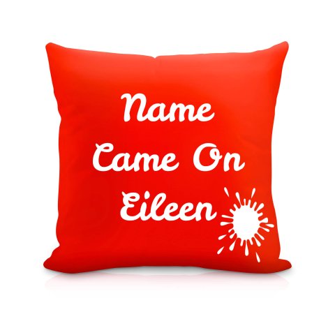 (40cm) "Came On Eileen" Red Soft Velvet Polyester Fabric (Optional Personalised Gift Text)