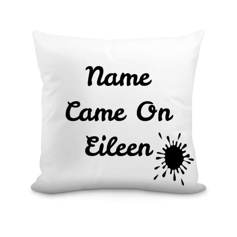 (40cm) "Came On Eileen" White Soft Velvet Polyester Fabric (Optional Personalised Gift Text)
