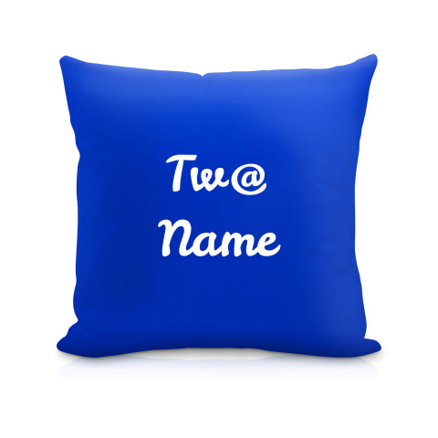 (40cm) "Tw@" Royal Blue Soft Velvet Polyester Fabric (Optional Personalised Gift Text)