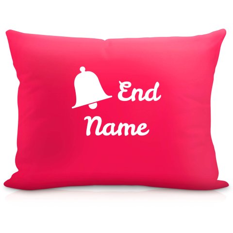 (57cm) "Bell End" Fuchsia Pink Soft Velvet Polyester Fabric (Optional Personalised Gift Text)