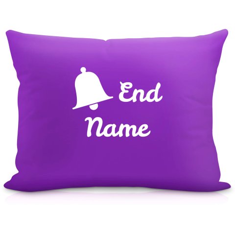 (57cm) "Bell End" Purple Soft Velvet Polyester Fabric (Optional Personalised Gift Text)