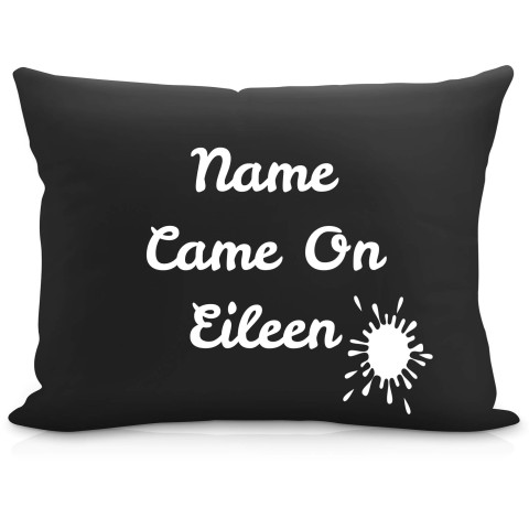 (57cm) "Came On Eileen" Black Soft Velvet Polyester Fabric (Optional Personalised Gift Text)