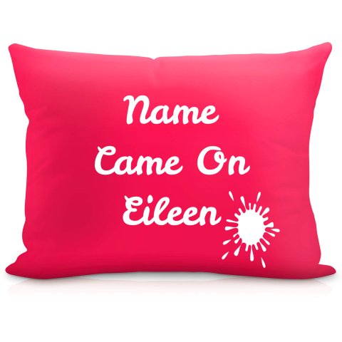 (57cm) "Came On Eileen" Fuchsia Pink Soft Velvet Polyester Fabric (Optional Personalised Gift Text)