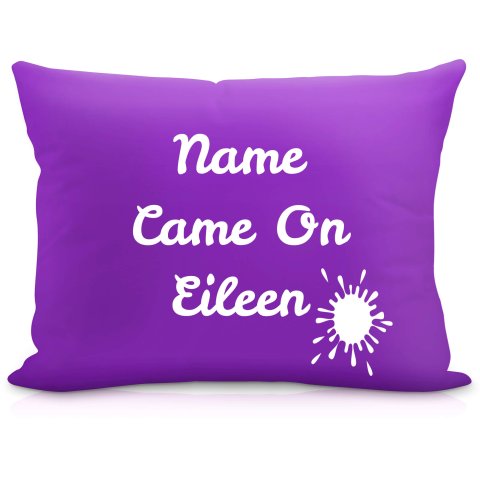 (57cm) "Came On Eileen" Purple Soft Velvet Polyester Fabric (Optional Personalised Gift Text)