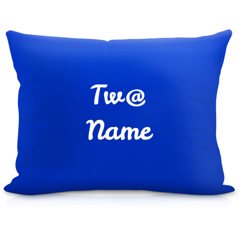 (57cm) "Tw@" Royal Blue Soft Velvet Polyester Fabric (Optional Personalised Gift Text)