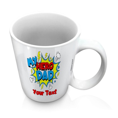 (10oz White) (Dad) (Optional Personalised Gift Text)
