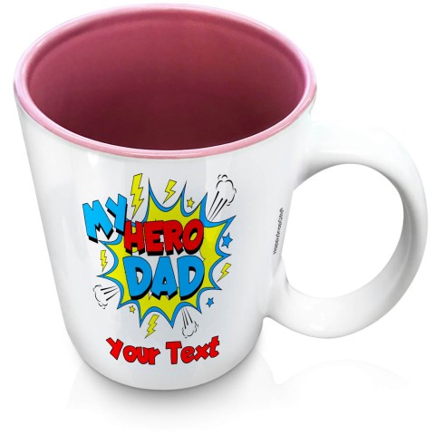 (XL 15oz Pink) (Dad) (Optional Personalised Gift Text)